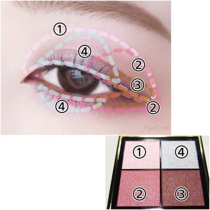 リアルクローズシャドウ/excel/アイシャドウパレットを使ったクチコミ(4枚目)