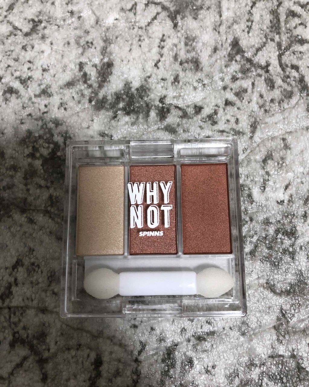 WHY NOT SPINNS 3色アイシャドウ/DAISO/アイシャドウパレットを使ったクチコミ(2枚目)