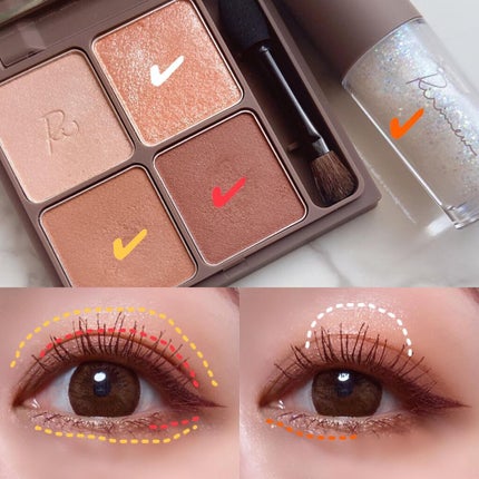 インザミラーアイパレット/Ririmew/アイシャドウパレットを使ったクチコミ(3枚目)