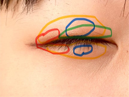 リラクシーアイシャドウ/GENE TOKYO/アイシャドウパレットを使ったクチコミ(2枚目)