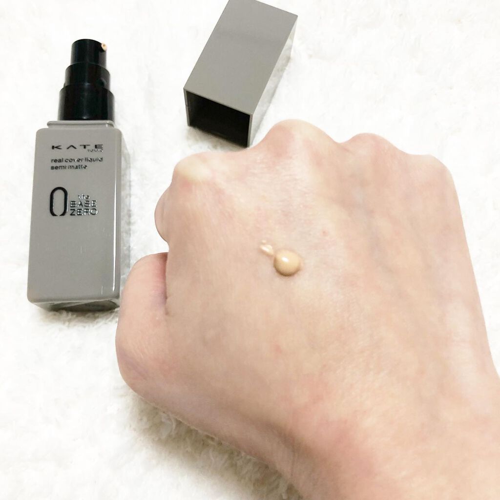 リアルカバーリキッド(セミマット)/KATE/リキッドファンデーションを使ったクチコミ(2枚目)