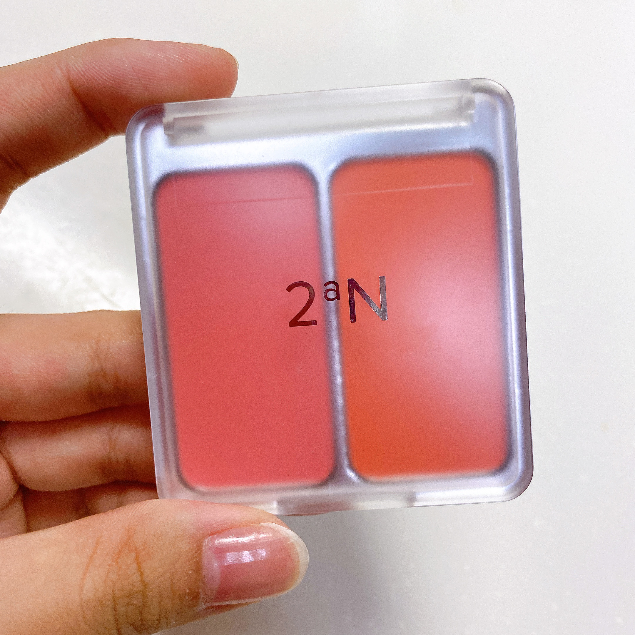 デュアルチーク 【旧】04 ホットリビングコーラル/2aN/パウダーチークを使ったクチコミ（1枚目）