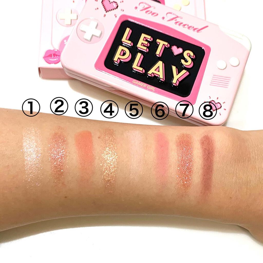 レッツ プレイ ミニ アイシャドウ パレット/Too Faced/アイシャドウパレットを使ったクチコミ(3枚目)
