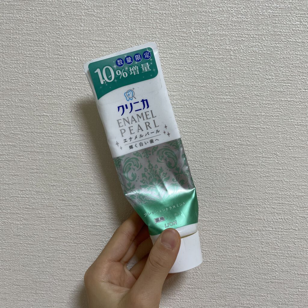 エナメルパール/クリニカ/歯磨き粉を使ったクチコミ（1枚目）