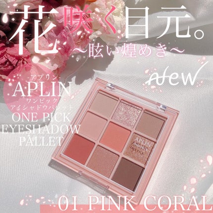 ワンピックアイシャドウパレット/APLIN/アイシャドウパレットを使ったクチコミ(1枚目)