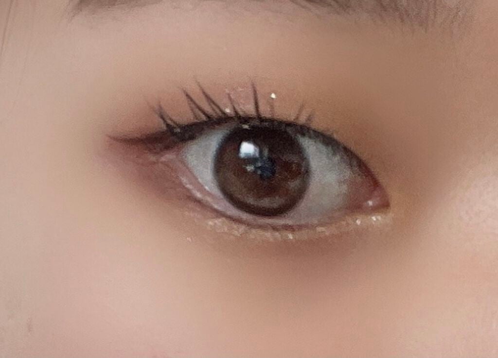 ののの。 on LIPS 「メイク記録カメラ通すとわかりにくい、、🤦🏻♀️一重メイクの研..」(1枚目)