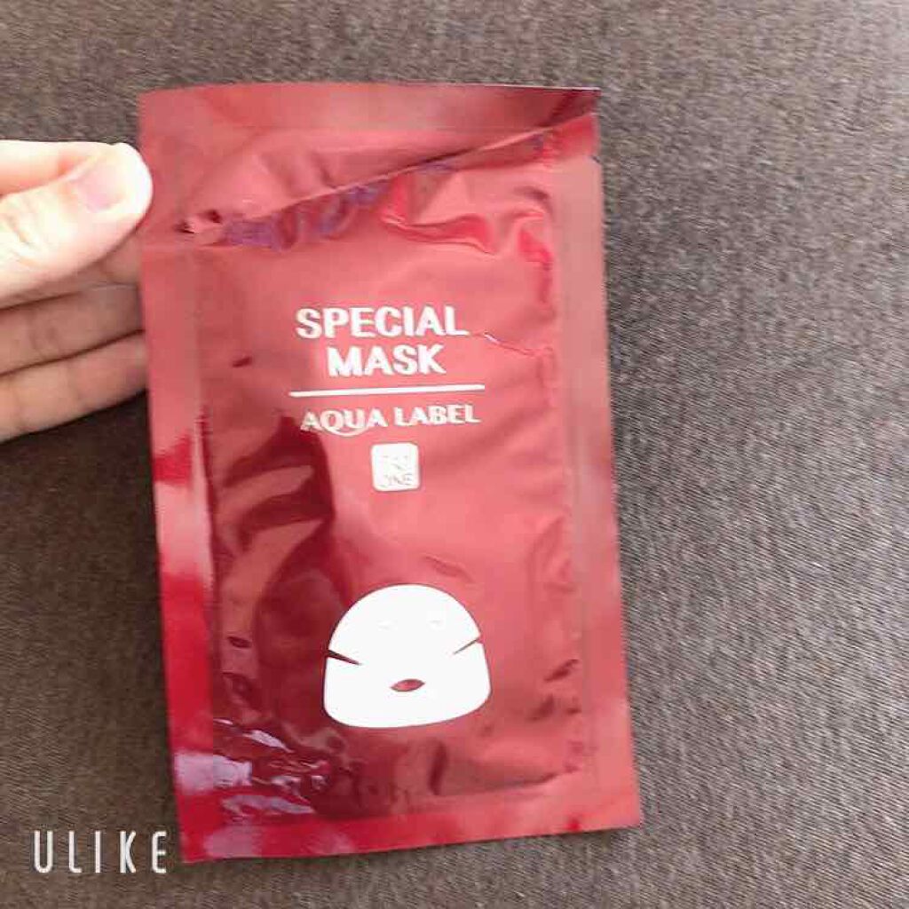 スペシャルマスク/アクアレーベル/シートマスク・パックを使ったクチコミ（1枚目）