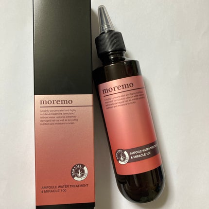 アンプルウォータートリートメント ミラクル100/moremo/洗い流すヘアトリートメントを使ったクチコミ(1枚目)