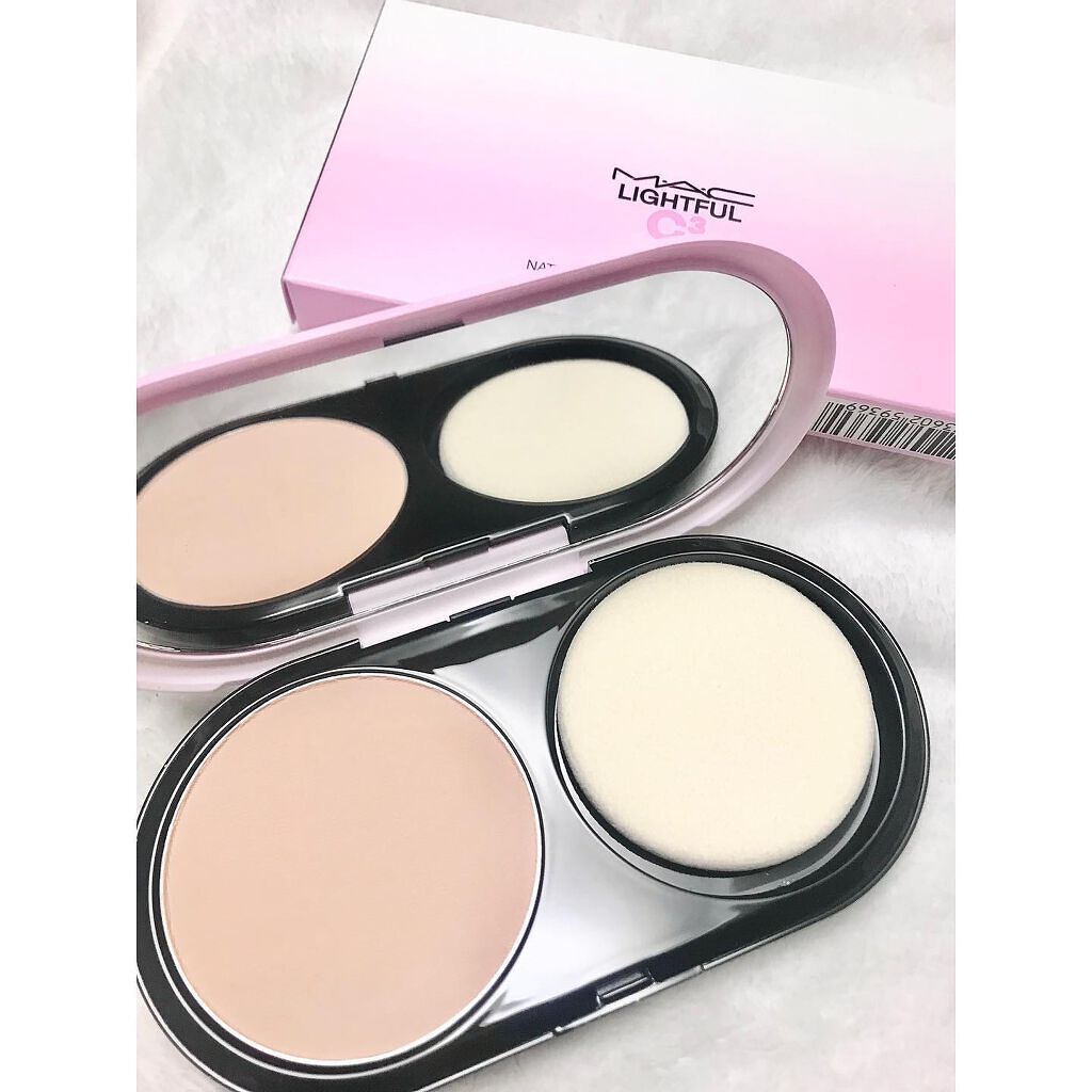 ライトフル C3 ナチュラル シルク パウダーファンデーション/M・A・C/パウダーファンデーションを使ったクチコミ(1枚目)