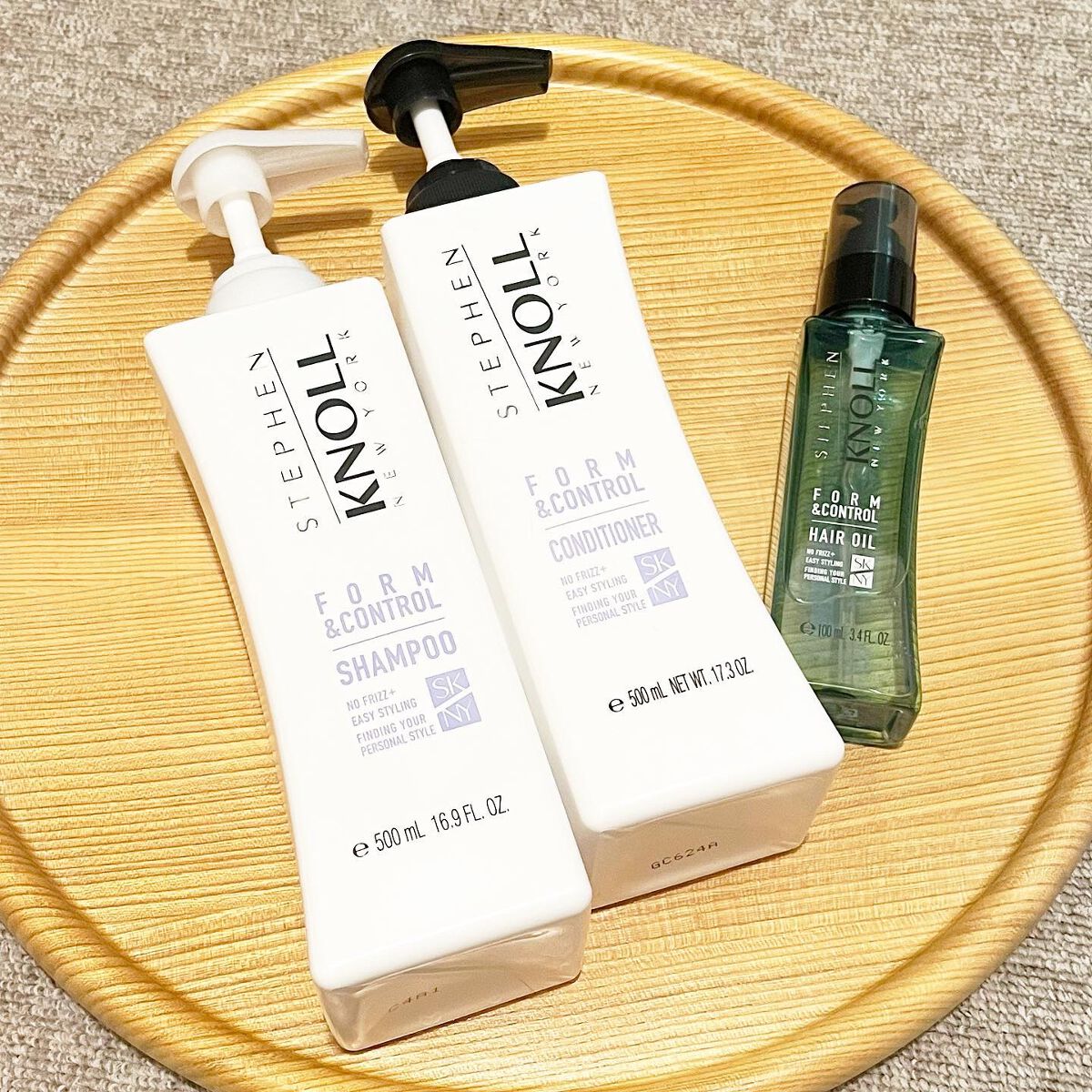 フォルムコントロール ヘアオイル Ｗ/スティーブンノル ニューヨーク/ヘアオイルを使ったクチコミ（1枚目）