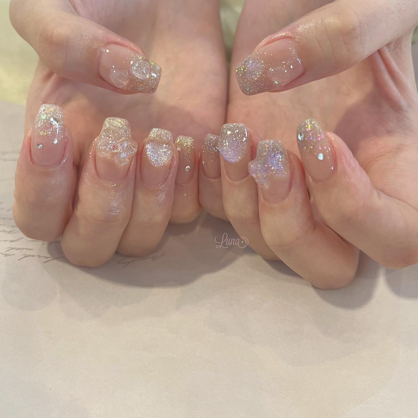 Iuna. Mizuki on LIPS 「.スペシャルプラン🌟✨#nail#nailstagram#ge..」(2枚目)