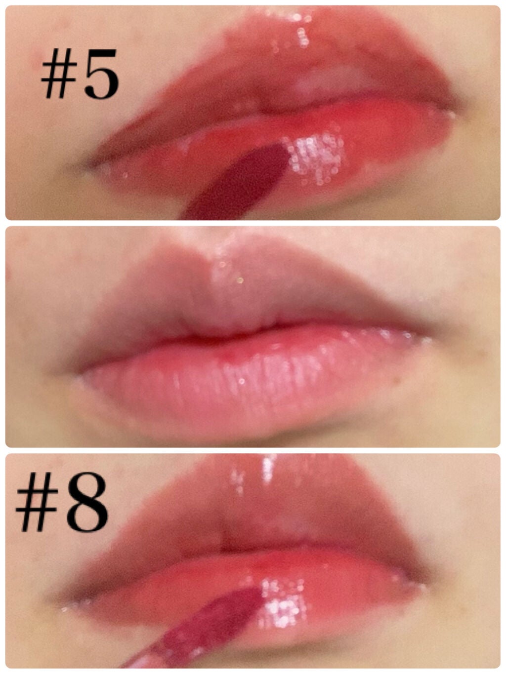 グラスティングウォーターティント/rom&nd/リップティントを使ったクチコミ(1枚目)