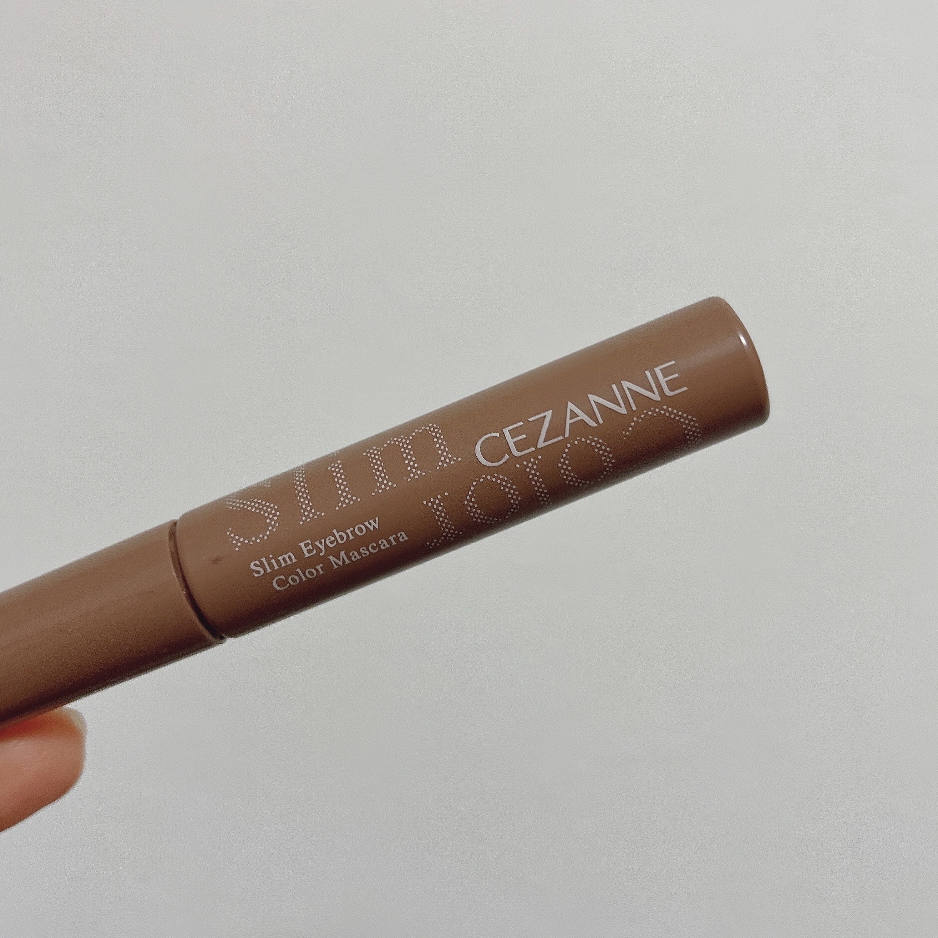 極細アイブロウマスカラ C4 ソフトグレージュ/CEZANNE/眉マスカラを使ったクチコミ（1枚目）