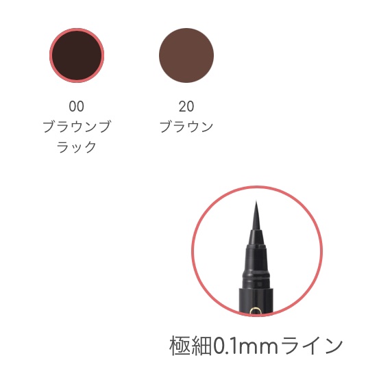 極細アイライナーEX/CEZANNE/リキッドアイライナーを使ったクチコミ（2枚目）