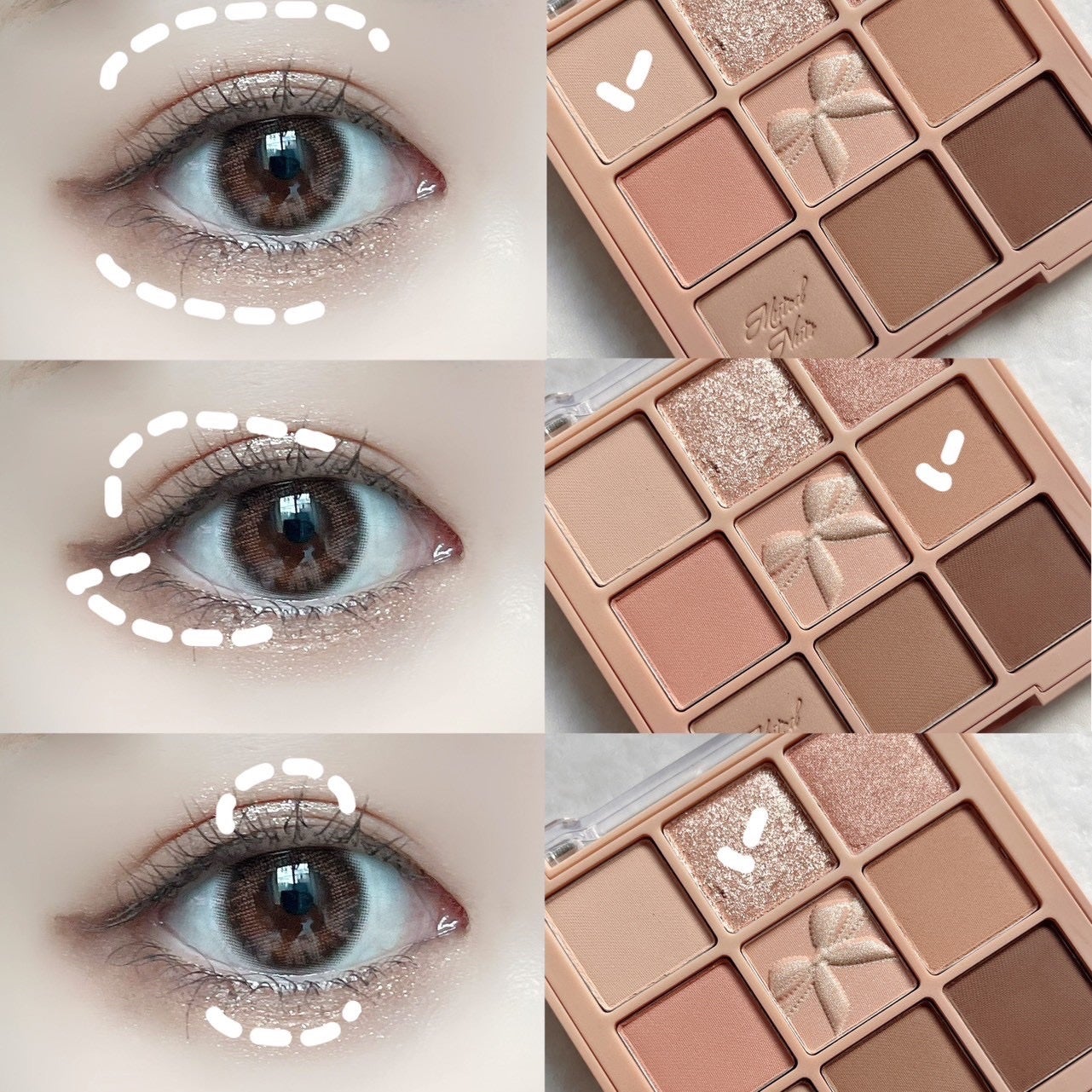 シャドウパレット/dasique/アイシャドウパレットを使ったクチコミ(2枚目)