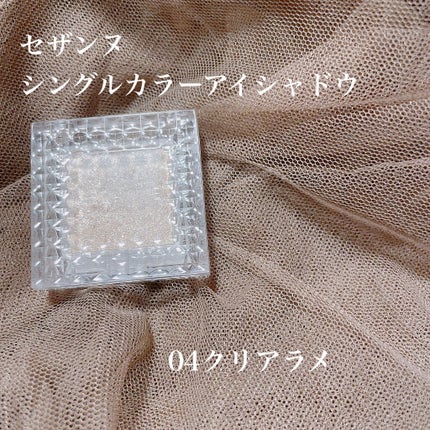 シングルカラーアイシャドウ/CEZANNE/単色アイシャドウを使ったクチコミ(1枚目)