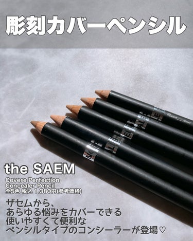 カバーパーフェクションコンシーラーペンシル/the SAEM/ペンシルコンシーラーを使ったクチコミ（2枚目）