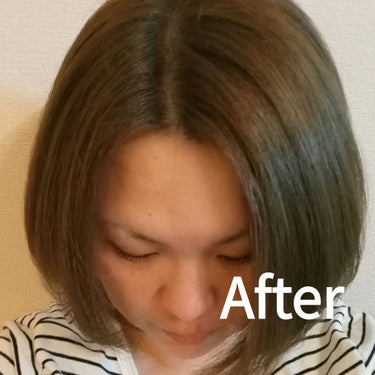 カラージェニック ミルキーヘアカラー (ちらっと白髪用)/サイオス/ヘアカラーを使ったクチコミ（3枚目）