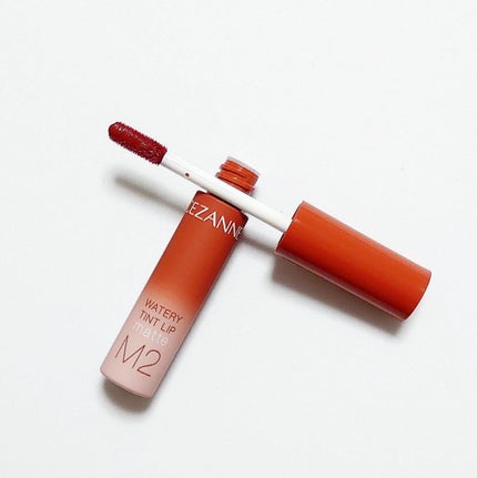 ウォータリーティントリップ マット/CEZANNE/リップティントを使ったクチコミ(2枚目)