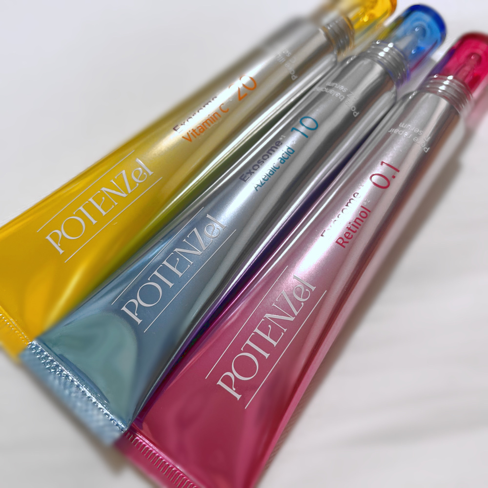 ポテンツェルさまからいただきました🎁

#ガチモニター_ポテンツェル

🟡ポアイルミネートCセラム
朝使いたいビタミン*セラムでくすみ*²ケア

🔵ポアバランシングAZセラム
柑橘の香りのアゼライン*³セラムで皮脂毛穴*⁴ケア

🔴