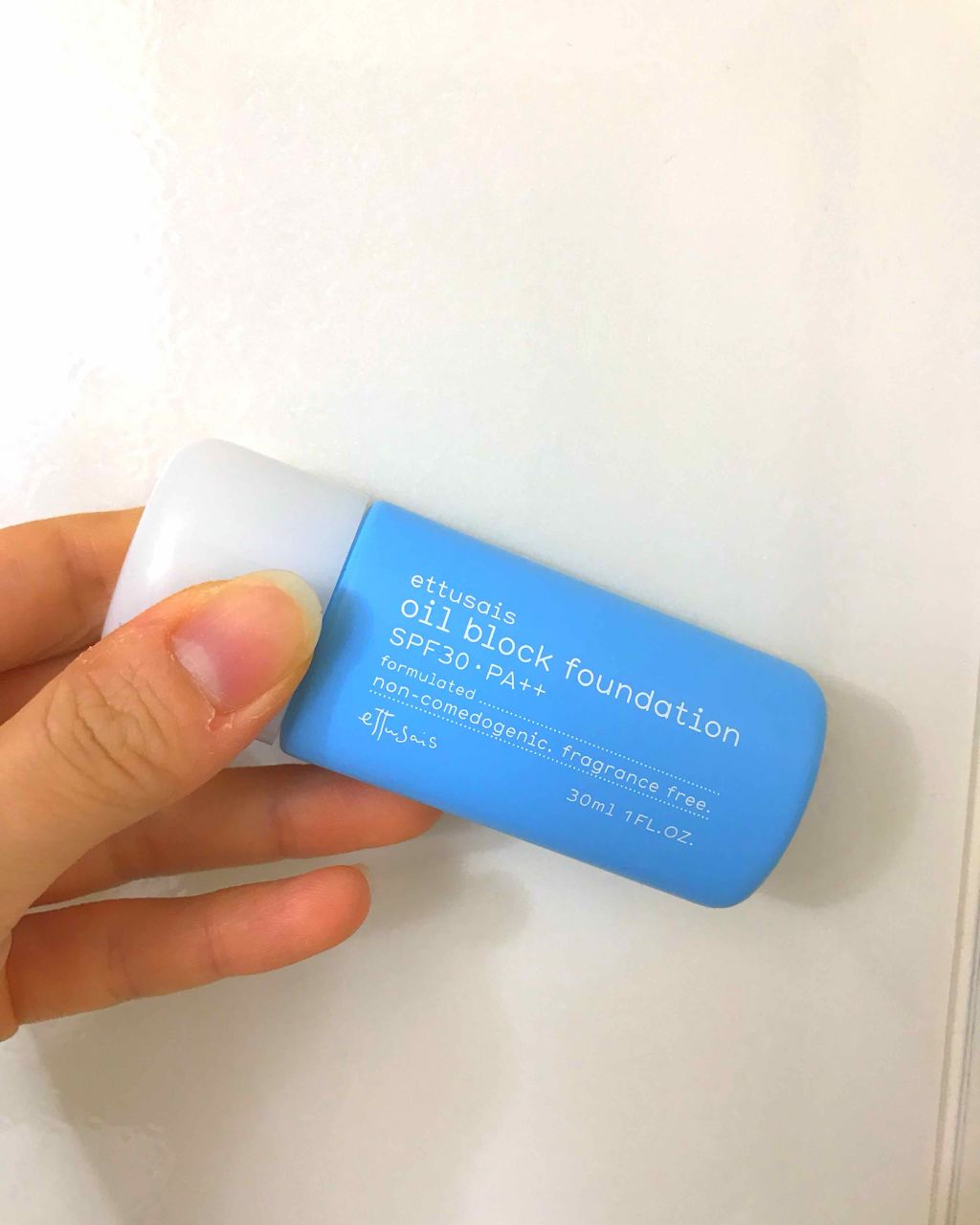 オイルブロック ファンデーション/ettusais/リキッドファンデーションを使ったクチコミ(1枚目)