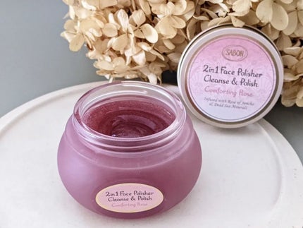 フェイスポリッシャー コンフォーティング・ローズ/SABON/スクラブ・ゴマージュを使ったクチコミ(2枚目)
