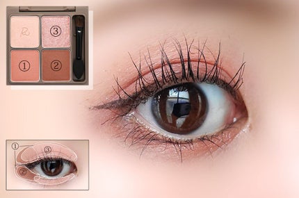 インザミラーアイパレット/Ririmew/アイシャドウパレットを使ったクチコミ(2枚目)