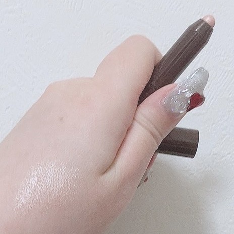 グリームオンフィットシャドウ/excel/スティックアイシャドウを使ったクチコミ（2枚目）