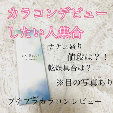 LA FILLE (ラ・フィーユ)/LA FILLE/カラーコンタクトレンズを使ったクチコミ（1枚目）