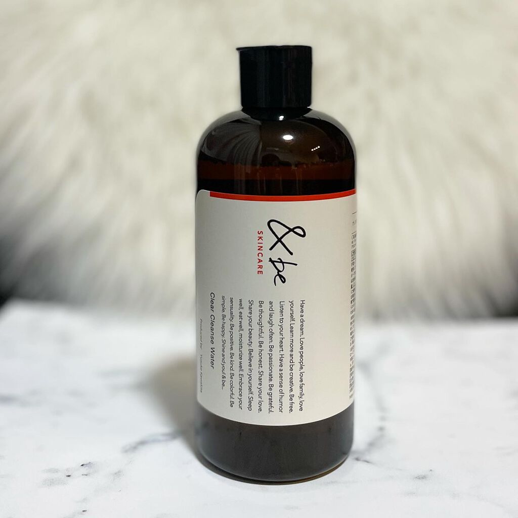 クリアクレンズウォーター N/＆be/クレンジングウォーターを使ったクチコミ（1枚目）