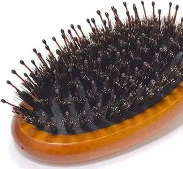 つやつや天然毛のミックスブラシ/マペペ/ヘアブラシを使ったクチコミ(1枚目)