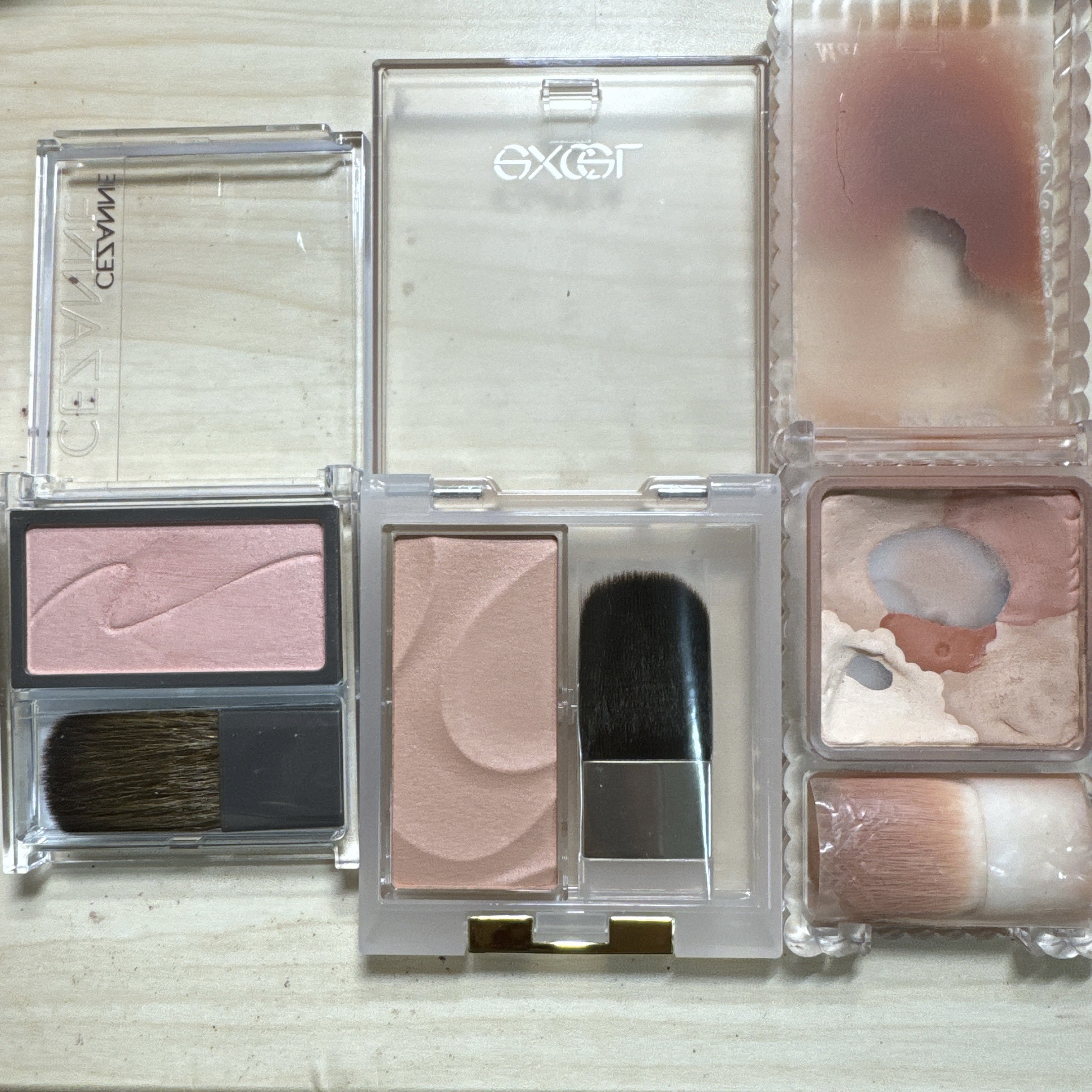 シームレストーン ブラッシュ/excel/パウダーチークを使ったクチコミ（2枚目）