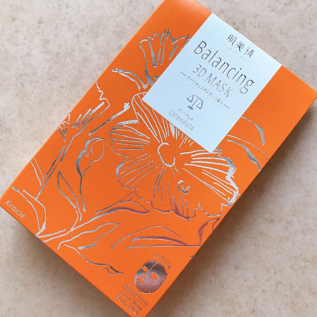 バランシング3Dマスク モイスチャーセラム/肌美精/シートマスク・パックを使ったクチコミ(1枚目)