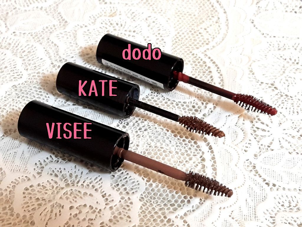 アイブロウカラーマスカラ/ドド/眉マスカラを使ったクチコミ（2枚目）