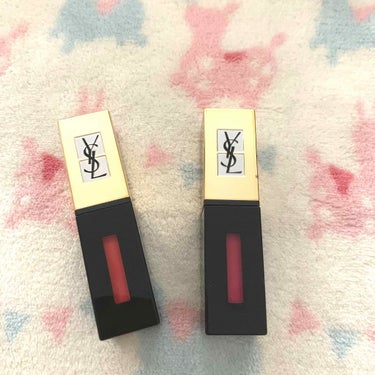 ルージュ ピュールクチュール ヴェルニ ポップウォーター 219 フューシャドロップス/YVES SAINT LAURENT BEAUTE/口紅を使ったクチコミ（2枚目）