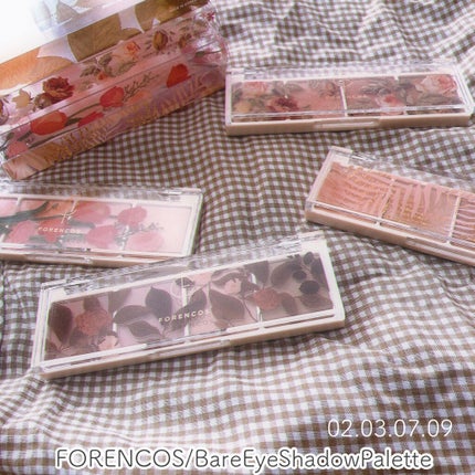 フォレンコス ベアシャドウパレットのクチコミ「FORENCOS:ベアーアイシャドウパレット
------------------------.....」(1枚目)