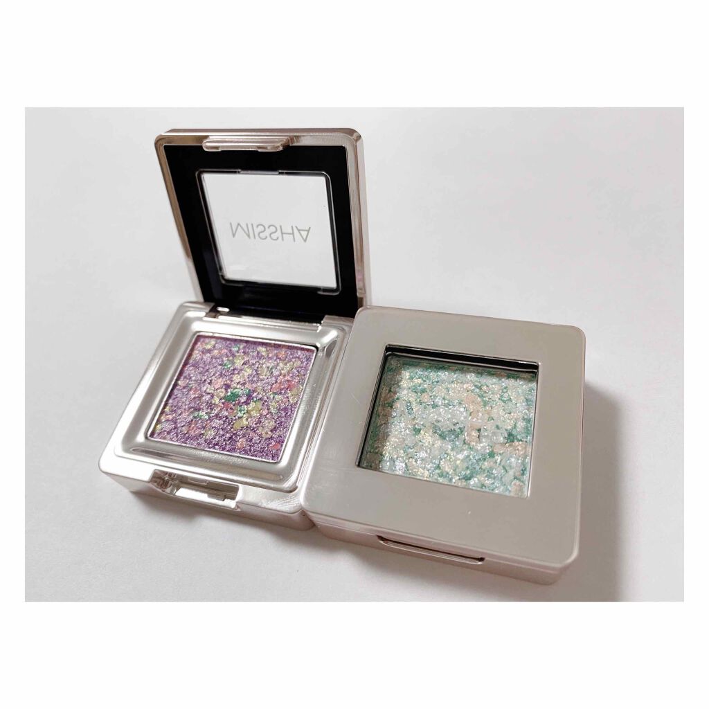 グリッタープリズム シャドウ/MISSHA/グリッターを使ったクチコミ(1枚目)