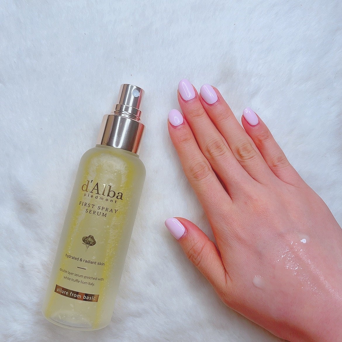 ダルバ ホワイトトリュフファーストスプレーセラム/ダルバ/ミスト状化粧水を使ったクチコミ(2枚目)