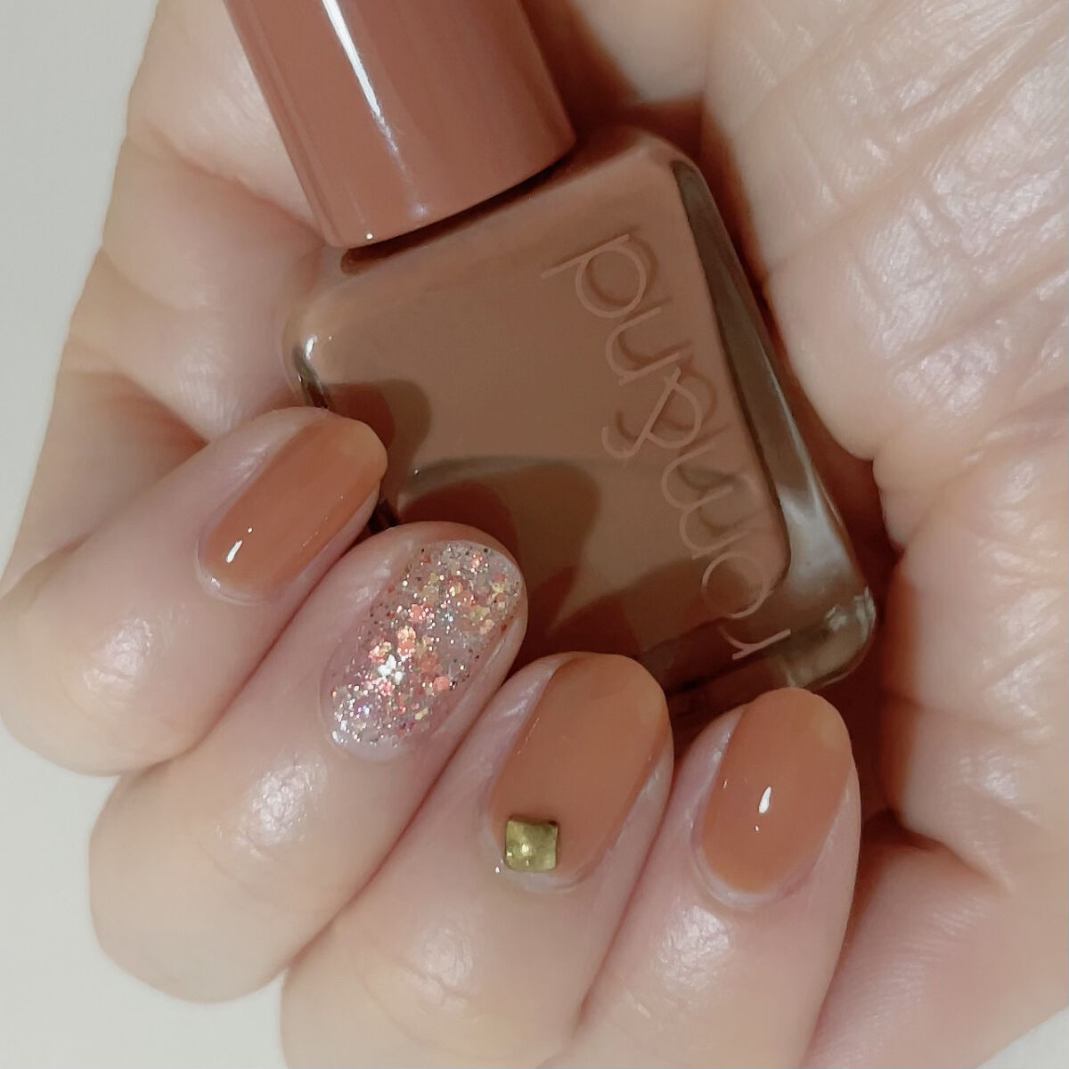 Somptueux(ソンプチュー) ネイルポリッシュ ST-NP-61/DAISO/マニキュアを使ったクチコミ（2枚目）