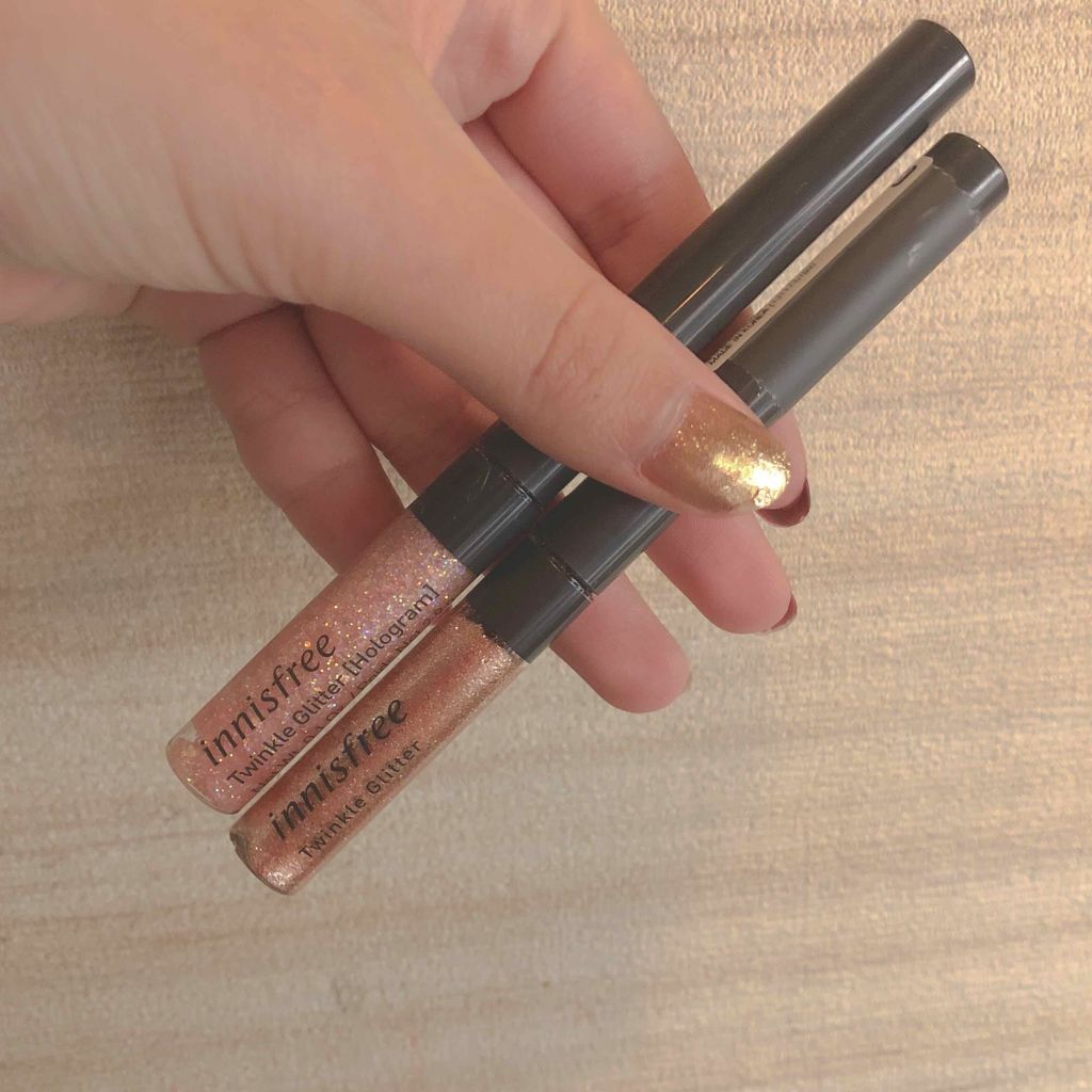 トゥインクル グリッター/innisfree/リキッドアイライナーを使ったクチコミ(1枚目)