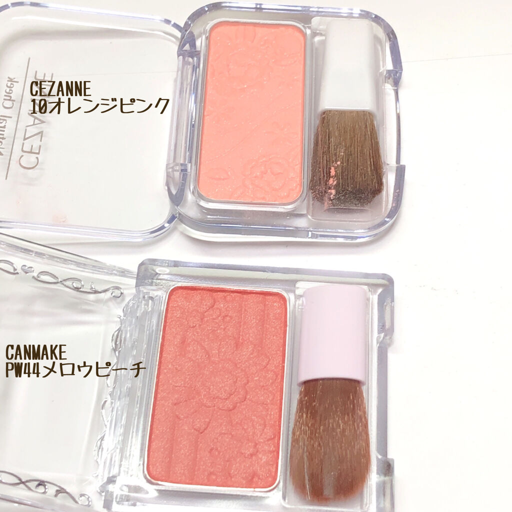 ナチュラル チークN/CEZANNE/パウダーチークを使ったクチコミ（3枚目）