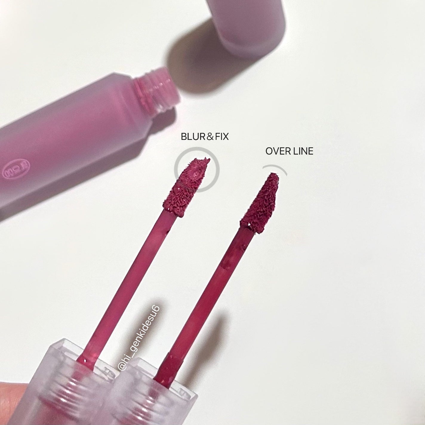 オーバー ブラー ティント/PERIPERA/リップティントを使ったクチコミ(5枚目)