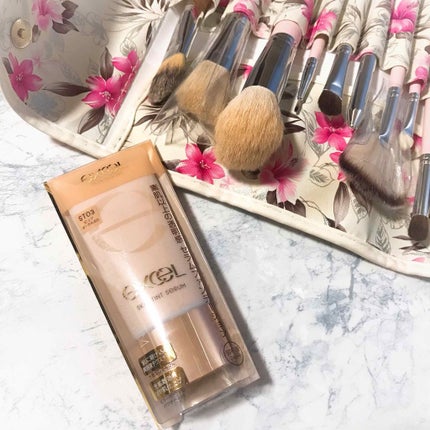 スキンティントセラム/excel/リキッドファンデーションを使ったクチコミ(1枚目)