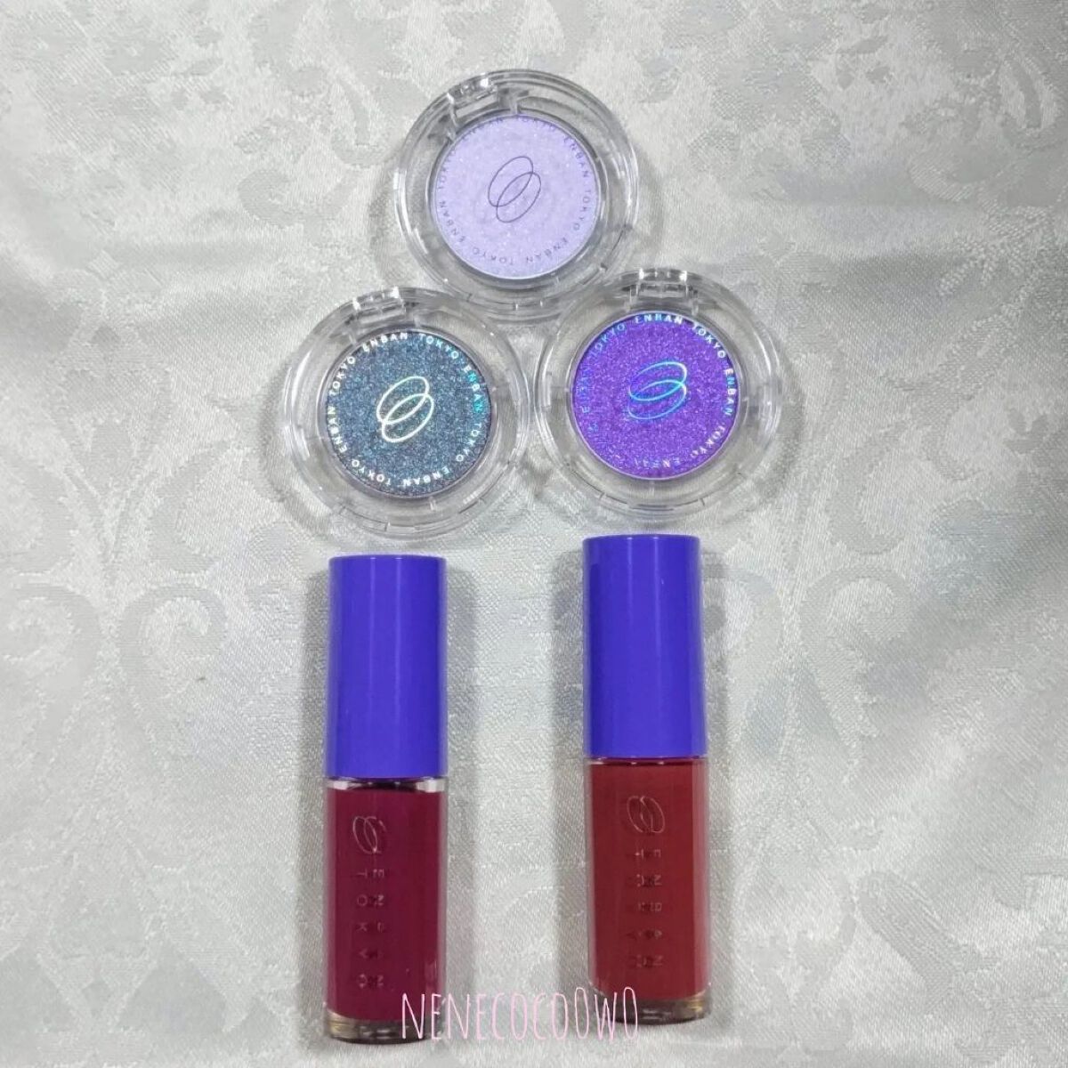 マルチグリッターカラー/ENBAN TOKYO/単色アイシャドウを使ったクチコミ（3枚目）