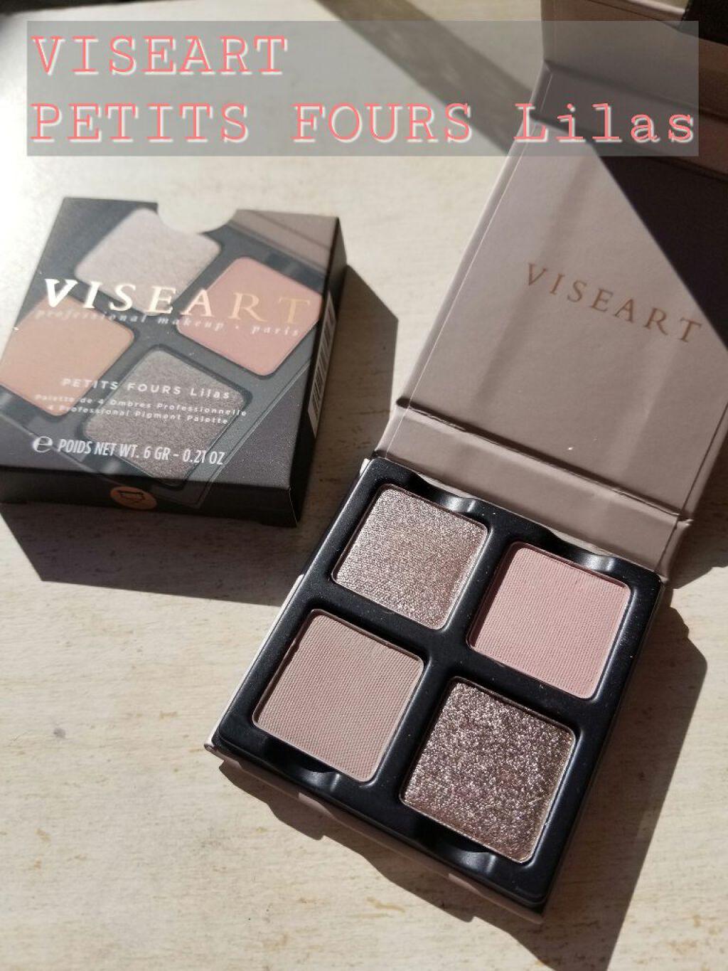 Petits Fours - Lilas/VISEART/アイシャドウパレットを使ったクチコミ(1枚目)