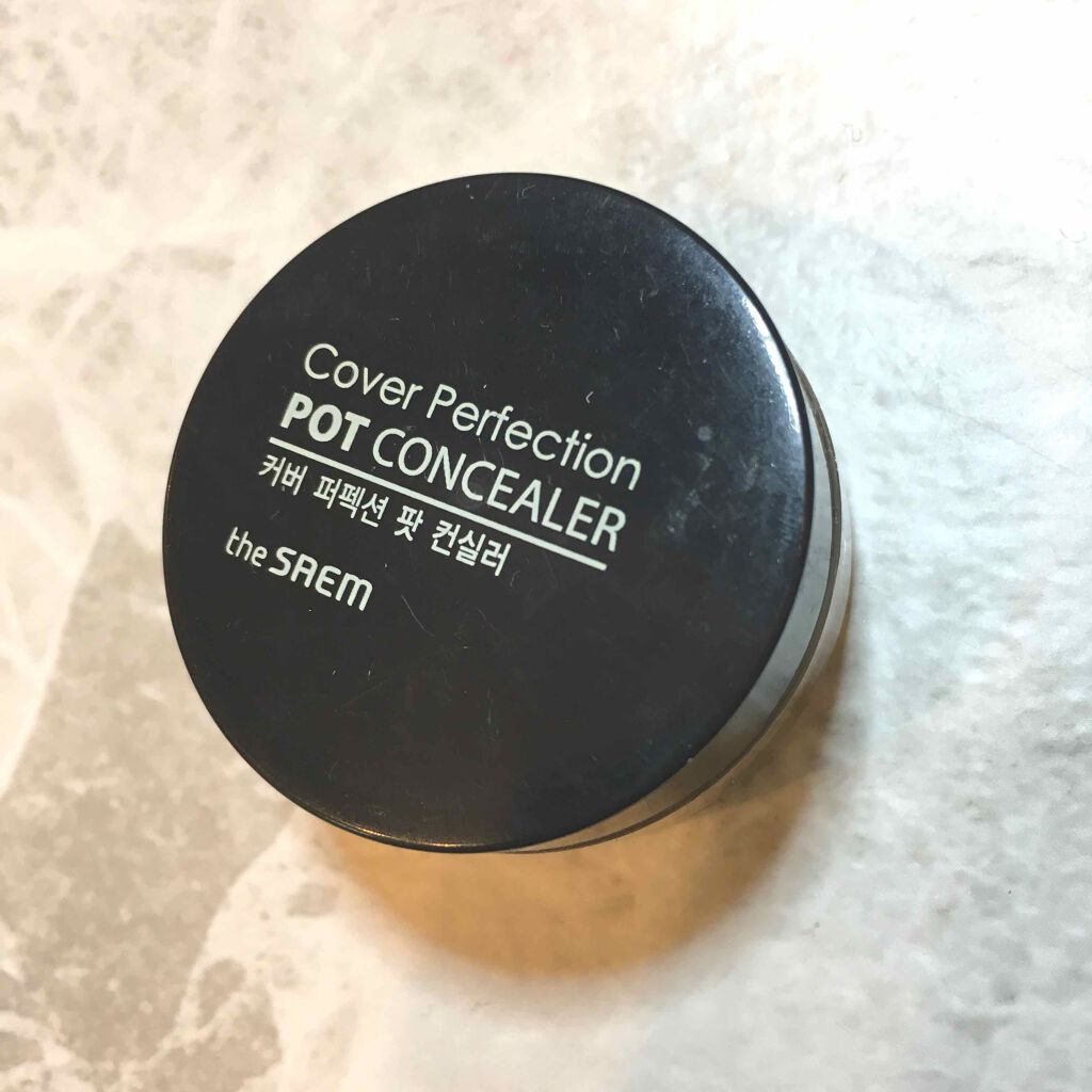 COVER PERFECTION POT CONCEALER/the SAEM/クリームコンシーラーを使ったクチコミ(1枚目)