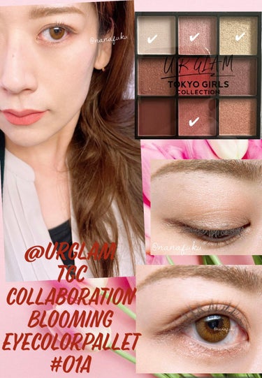 UR GLAM　BLOOMING EYE COLOR PALETTE/U R GLAM/パウダーアイシャドウを使ったクチコミ（1枚目）