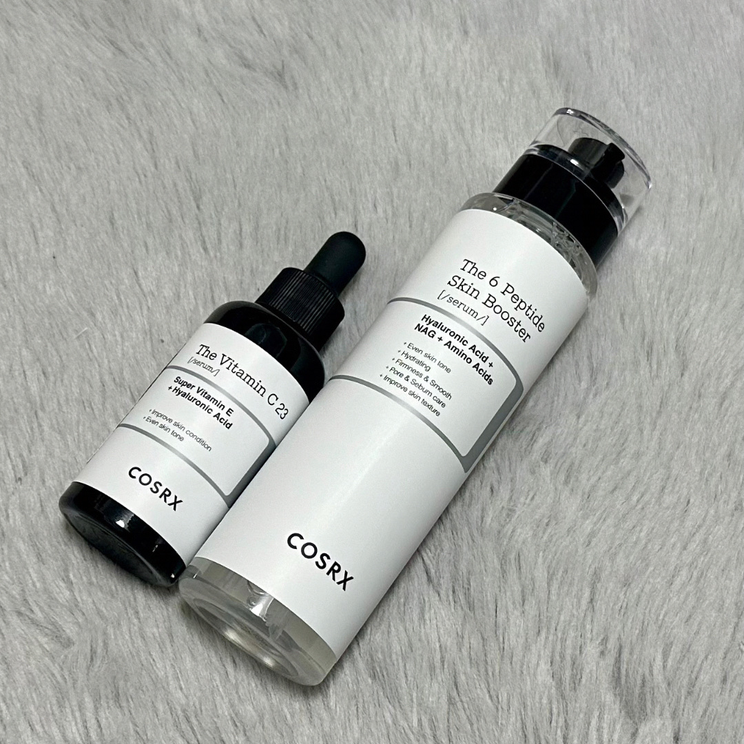 【COSRX】

今回はLIPSを通してCOSRX様から頂いた、2つの商品を使用したのでレビューします！


✼••┈┈••✼••┈┈••✼••┈┈••✼••┈┈••✼


［使った商品］

COSRX

︎︎☑︎RXザ・6ペプチドスキンブ