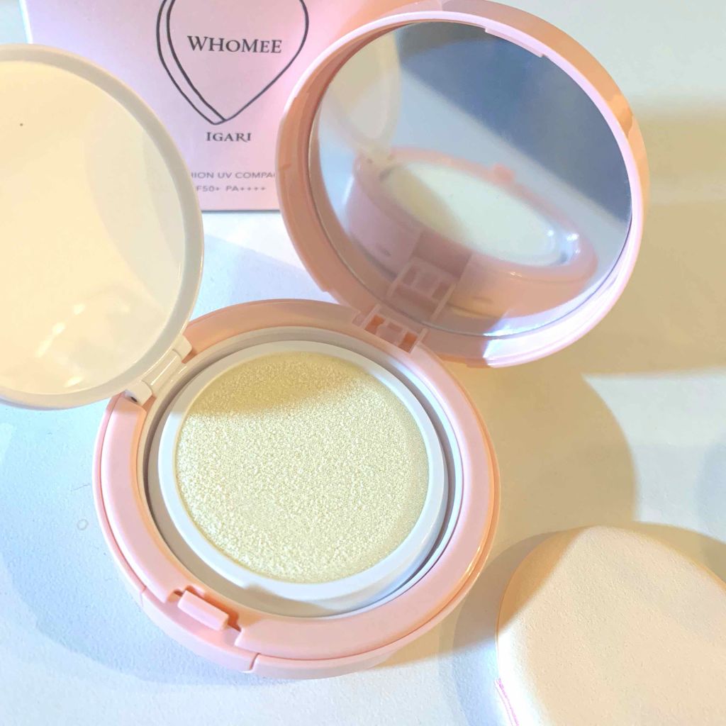 クッションUVパクト/WHOMEE/化粧下地を使ったクチコミ（1枚目）