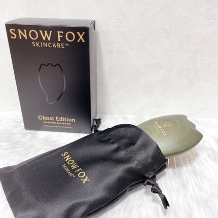 プレミアム FOX カッサ ゴースト ヘアブラシ ブラック/SNOW FOX SKINCARE/ヘアブラシを使ったクチコミ(5枚目)